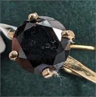 $2720 10K  Black Diamond(3ct) Ring