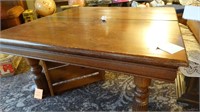NICE OLD CUT DOWN DINING TABLE 42 X 42 20 1/2 TALL