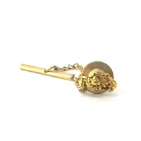 Alaskan gold nugget tie tac, nugget weighs 9 grams