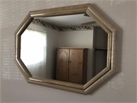 Vintage Octagonal Wall Mirror