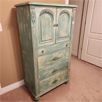 Shabby Chic Chest of Drawers w/ Cabinet