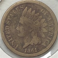 1861 Indian Head Cent G
