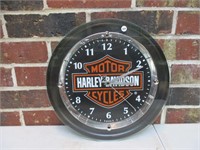 12" Harley Davidson Wall Clock