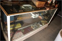 Old Display Cabinet Beveled Glass