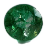 Round Cut 8.85 ct Emerald Gem