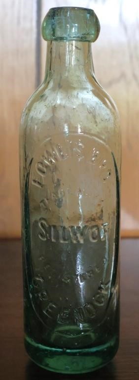 Antique Silwof Glass Bottle