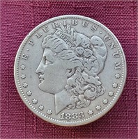 1883-P US Morgan Silver Dollar Coin
