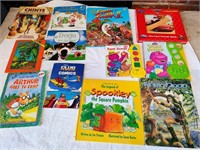 12 ASSORTED KIDS' ACTIVITY & COLORING BOOKS