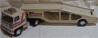 1980's NYLINT CAR CARIER TRUCK AUTO TRANSPORT 23"