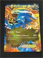 White Kyurem EX Hologram Pokémon Card