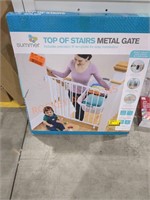 Top of Stairs Metal Gate