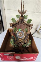 Cuckoo clock with moose & more see note