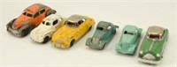 Lot #753B - (6) Vintage Hubley toy cars in
