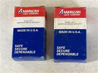 (2) American Lock Company Padlocks