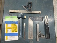 Variety of measuring tools, Pittsburgh, Stanley,