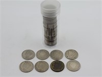 8 Liberty V and 27 Buffalo Nickels
