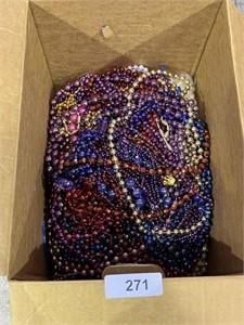 Large Box of Mardi Gras Party Beads
