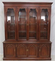 Vintage Thomasville Step Back China Cabinet