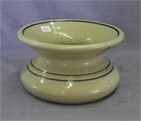 Fort Dodge Stoneware blue banded spittoon