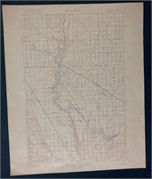 1921 USGS Topographic Map of North Dakota