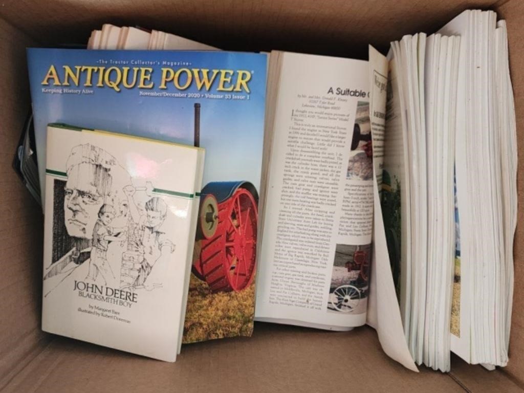 Box of Assorted Farming Magazines