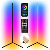 Update 2 Pack Corner Floor Lamp  Rotatable RGB