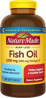 Nature Made Fish Oil  1200mg  300 Softgels