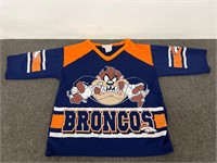 Vtg Youth Taz Broncos Shirt (L)