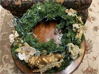 Christmas Wreath ( Gold / Lights )