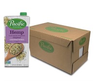 PACIFICFOODS UNSWEETENED HEMP ORIGINAL 12 PACK $46