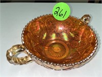 Carnival Marigold Bowl (Crack in Bottom)