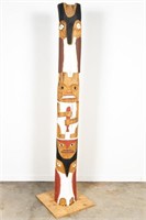 Brad Walker, Tall Polychrome Totem Pole