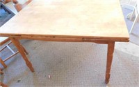 Vintage Wood Table & 3 Chairs