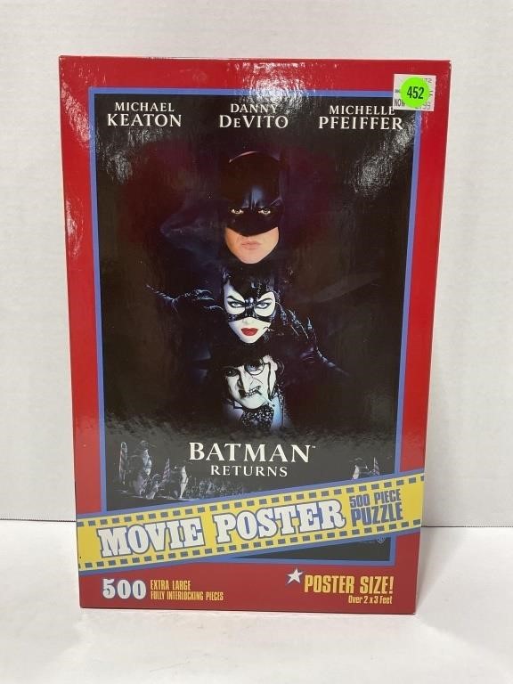 Batman returns movie poster 500 piece puzzle