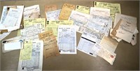 1950s, 60s, 70s local invoices & business transact