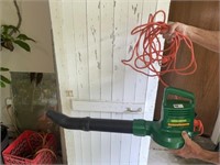 Electric Garage Blower & Power Cord