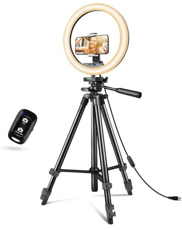 SYNERGY RING LIGHT AND TRIPOD 12IN RING - TESTED