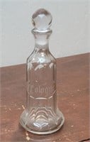Victorian Cologne bottle - The stopper has a