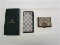 2 Vintage Authentic Gucci Wallets (Some Wear)