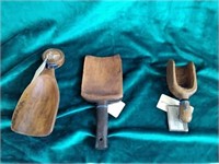 Treenware utensils lot