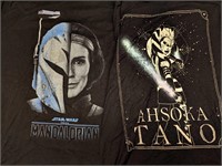 2 XXL Men's Star Wars Shirts Bo-Katan Kryze Ahsoka