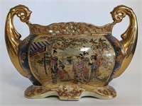 Royal Satsuma Hand Painted Tureen 14"W