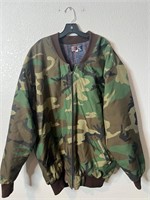 Vintage Made in USA Camo Blanket Lined Jacket