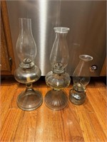 3 Oil Lamps