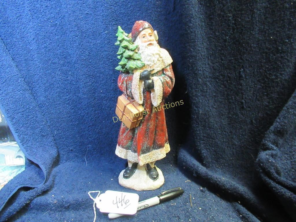 VINTAGE GLITTERY SANTA - 11.5"