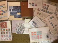 Stamp Collecting Scrapbook w/ Extras