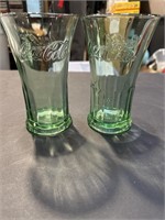 2 Coca Cola Glasses