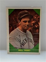 1960 Fleer #52 Bill Terry Last player to hit .400