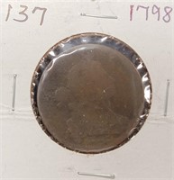 279 - 1798 ONE CENT COIN (B39)