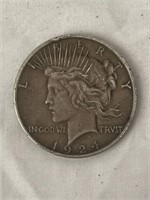 1924 Peace Dollar